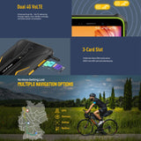 Ulefone Armor X12 Pro, IP68/IP69K Rugged Phone, 5.45 inch Android 14 MediaTek Helio G36 Octa Core, Network: 4G, NFC, 4GB+64GB