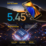 Ulefone Armor X12 Pro, IP68/IP69K Rugged Phone, 5.45 inch, 4GB+64GB, Android 14 MediaTek Helio G36 Octa Core