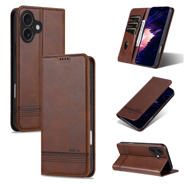 AZNS Magnetic Calf Texture Flip Leather Phone Case