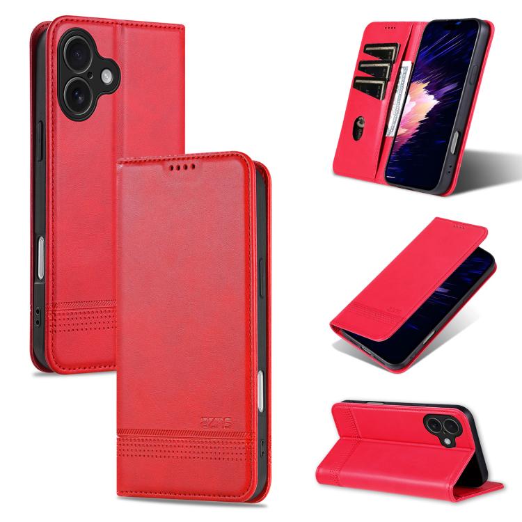 AZNS Magnetic Calf Texture Flip Leather Phone Case