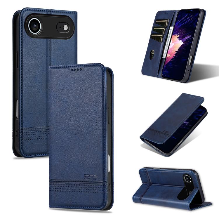 AZNS Magnetic Calf Texture Flip Leather Phone Case