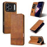 AZNS Magnetic Calf Texture Flip Leather Phone Case