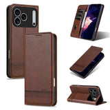 AZNS Magnetic Calf Texture Flip Leather Phone Case