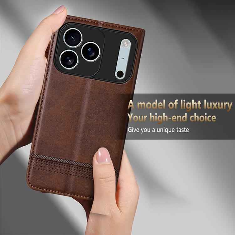 AZNS Magnetic Calf Texture Flip Leather Phone Case