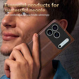 AZNS Magnetic Calf Texture Flip Leather Phone Case