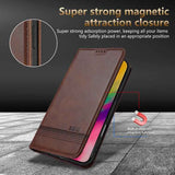 AZNS Magnetic Calf Texture Flip Leather Phone Case