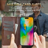 AZNS Magnetic Calf Texture Flip Leather Phone Case