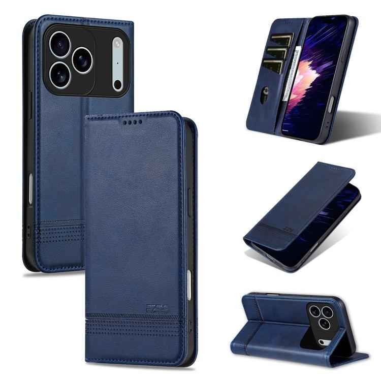 AZNS Magnetic Calf Texture Flip Leather Phone Case