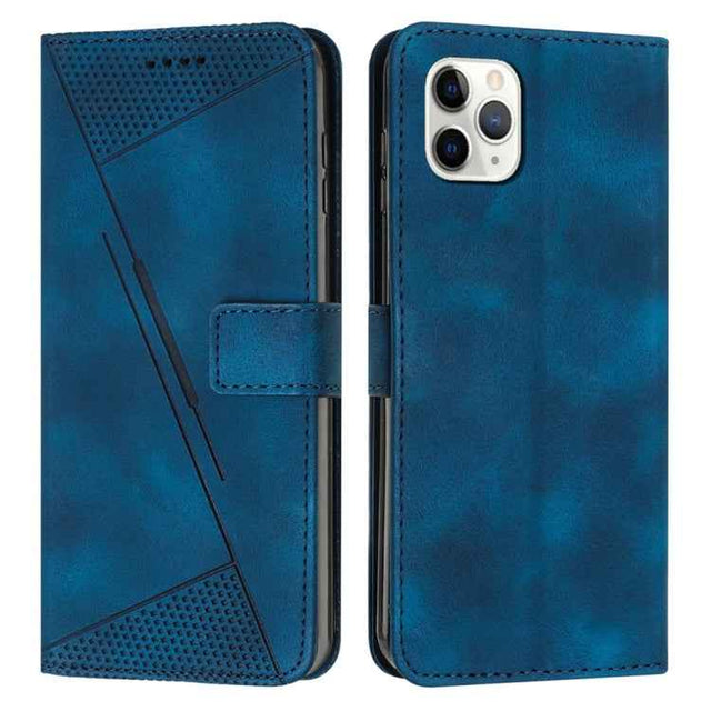 Dream Triangle Leather Phone Case with Lanyard