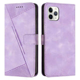 Dream Triangle Leather Phone Case with Lanyard