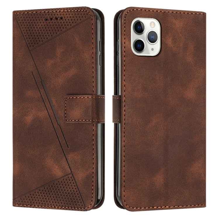 Dream Triangle Leather Phone Case with Lanyard