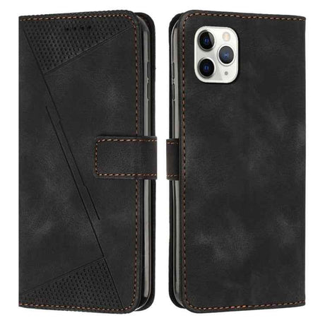 Dream Triangle Leather Phone Case with Lanyard