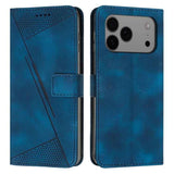 Dream Triangle Leather Phone Case with Lanyard