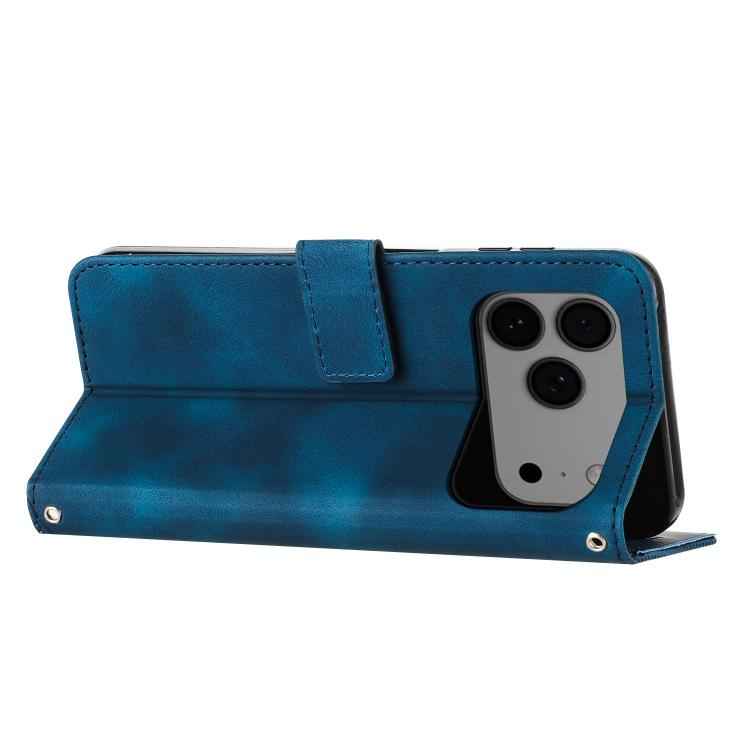 Dream Triangle Leather Phone Case with Lanyard