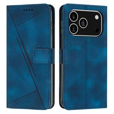 Dream Triangle Leather Phone Case with Lanyard