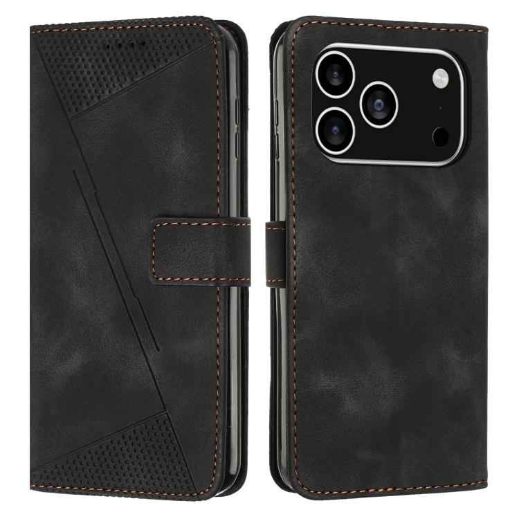 Dream Triangle Leather Phone Case with Lanyard