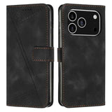 Dream Triangle Leather Phone Case with Lanyard