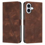 Dream Triangle Leather Phone Case with Lanyard
