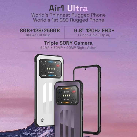 IIIF150 Air1 Ultra,Dual Back Cameras, 8GB+256GB, Face ID Screen Fingerprint Identification, 6.8 inch Android 12.0 MediaTek Helio G99