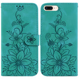 Lily Embossed Leather Phone Case