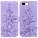 Lily Embossed Leather Phone Case