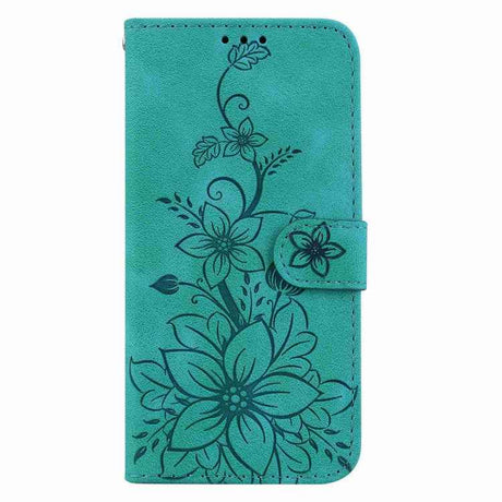 Lily Embossed Leather Phone Case