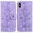Lily Embossed Leather Phone Case
