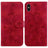 Lily Embossed Leather Phone Case