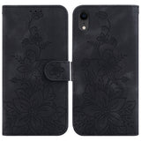 Lily Embossed Leather Phone Case
