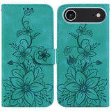 Lily Embossed Leather Phone Case