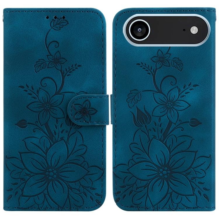 Lily Embossed Leather Phone Case