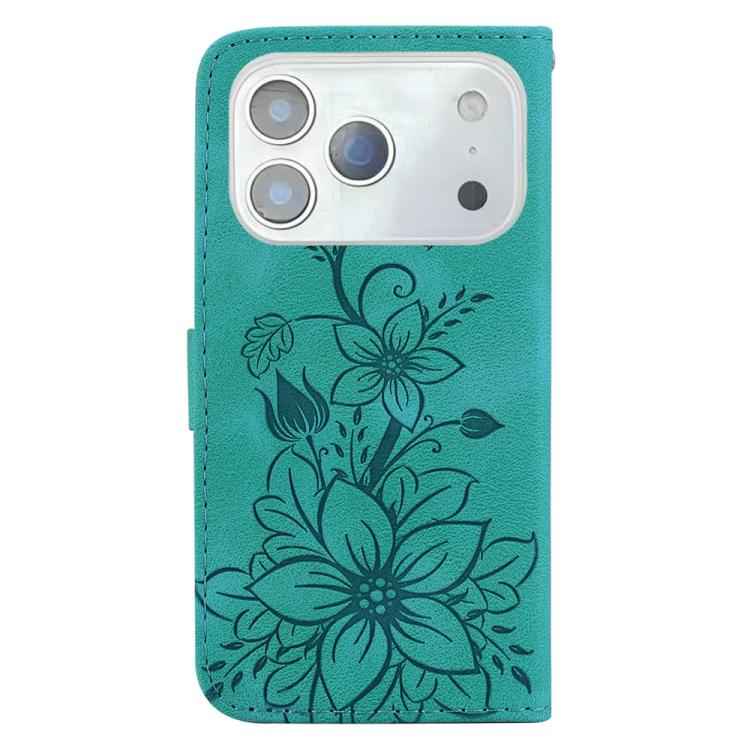 Lily Embossed Leather Phone Case