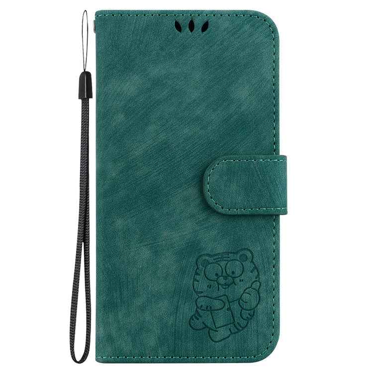 Little Tiger Embossed Leather Phone Case