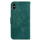 Little Tiger Embossed Leather Phone Case