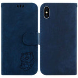 Little Tiger Embossed Leather Phone Case
