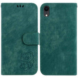 Little Tiger Embossed Leather Phone Case