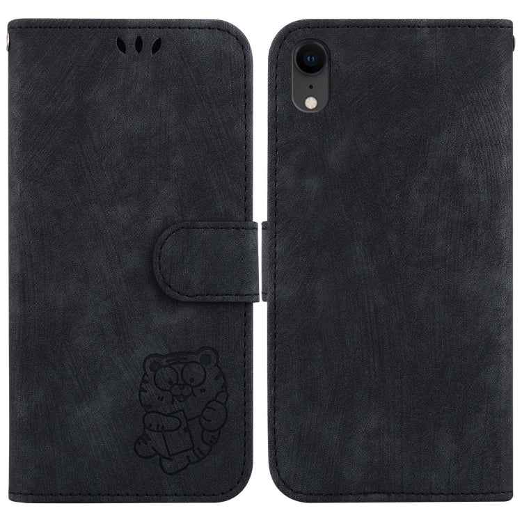 Little Tiger Embossed Leather Phone Case