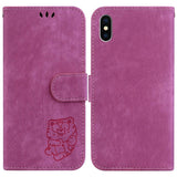 Little Tiger Embossed Leather Phone Case