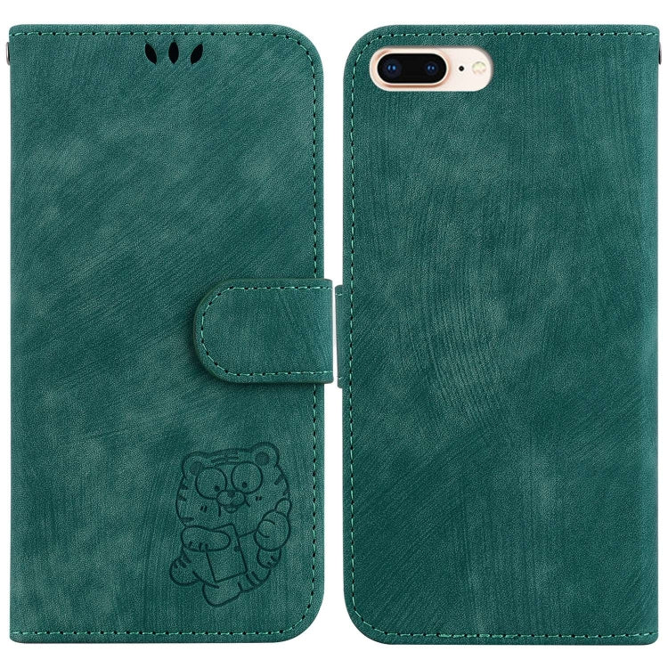 Little Tiger Embossed Leather Phone Case