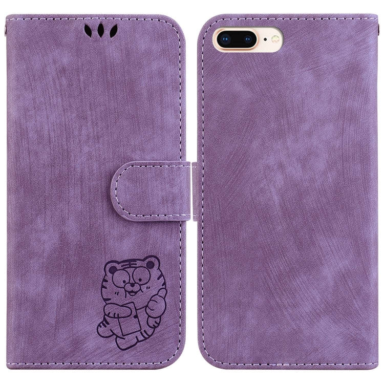 Little Tiger Embossed Leather Phone Case