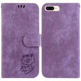 Little Tiger Embossed Leather Phone Case