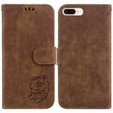 Little Tiger Embossed Leather Phone Case