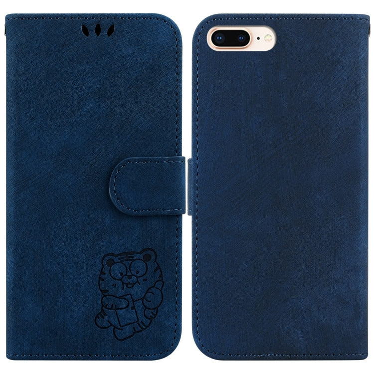 Little Tiger Embossed Leather Phone Case