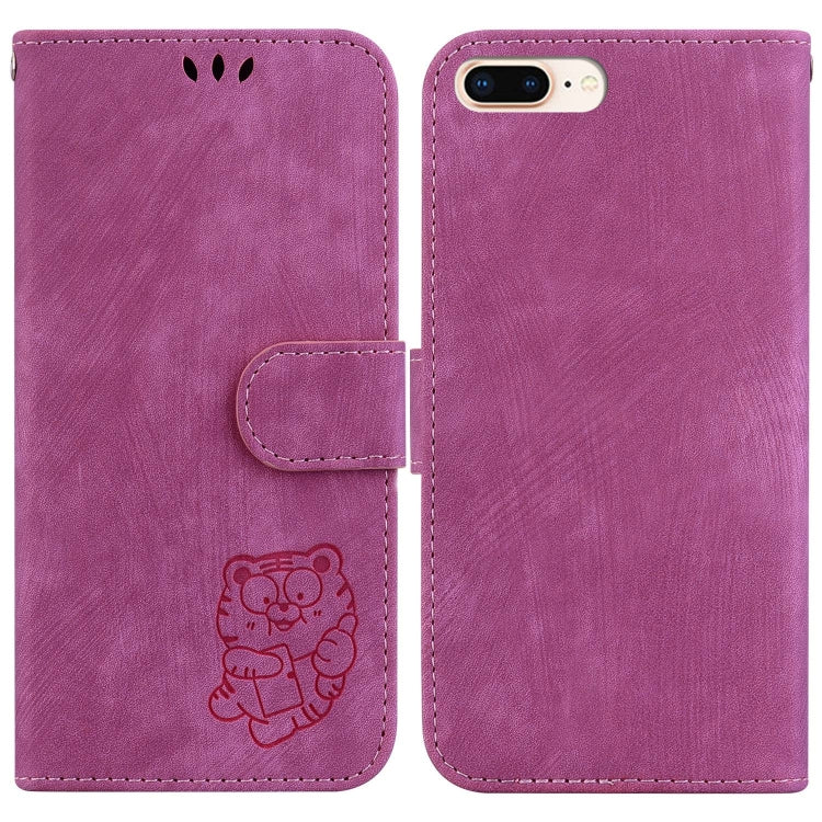 Little Tiger Embossed Leather Phone Case