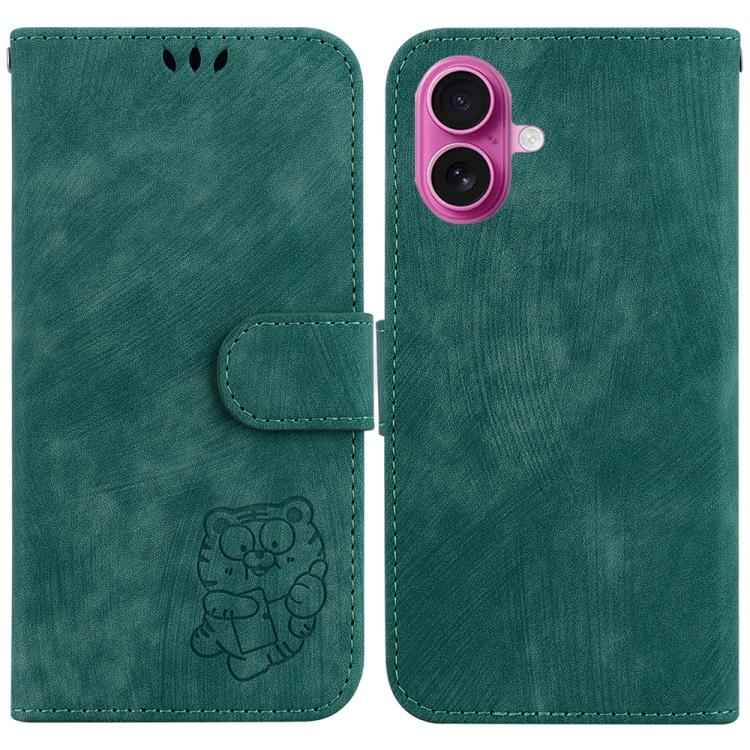 Little Tiger Embossed Leather Phone Case