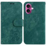 Little Tiger Embossed Leather Phone Case