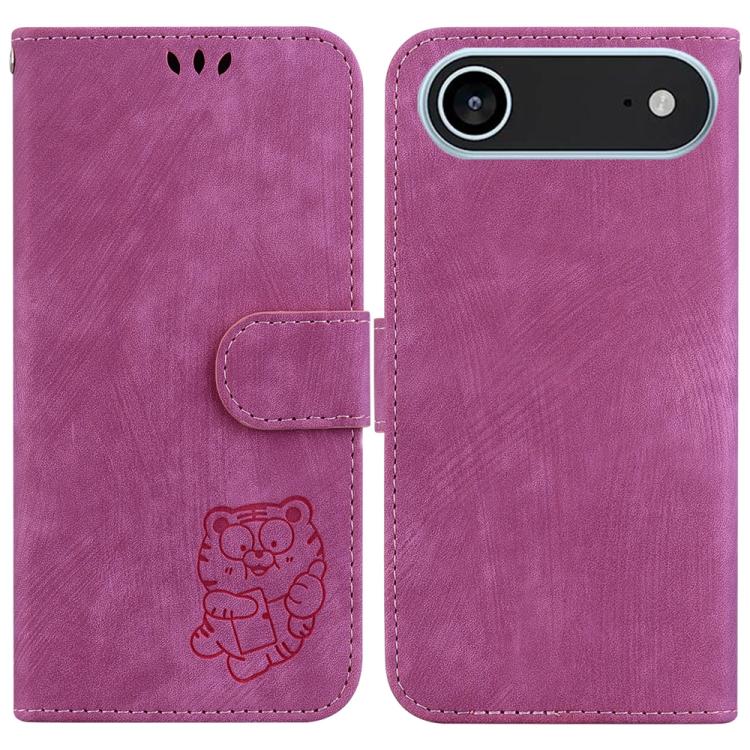 Little Tiger Embossed Leather Phone Case