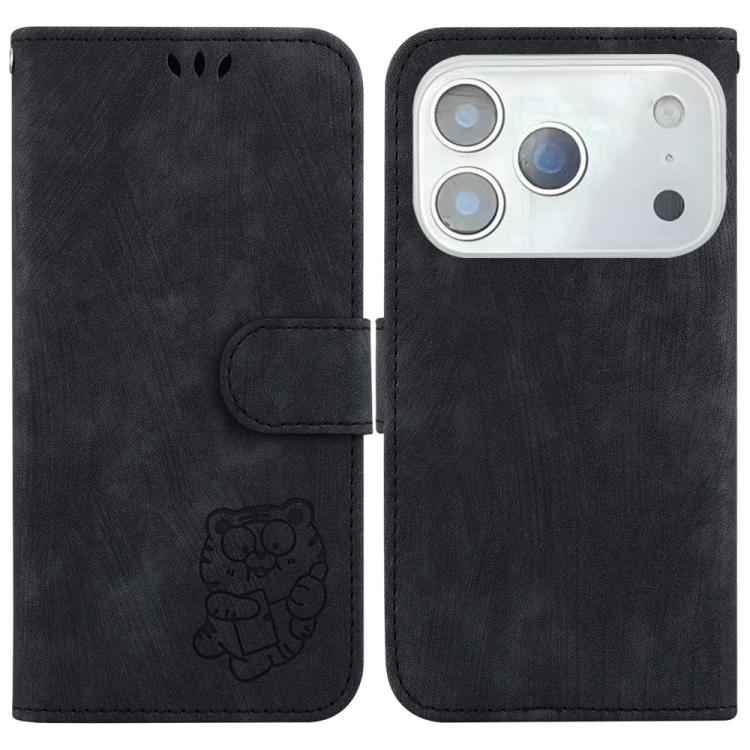 Little Tiger Embossed Leather Phone Case