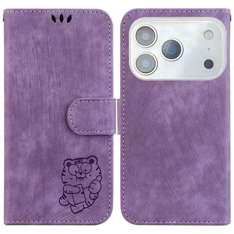 Little Tiger Embossed Leather Phone Case