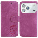 Little Tiger Embossed Leather Phone Case